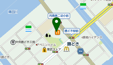 勝どきビュータワークリニックの地図画像