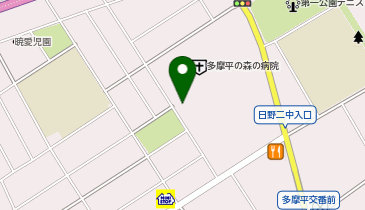 ふくろう内科クリニック 日野・八王子 胃と大腸の内視鏡院の地図画像