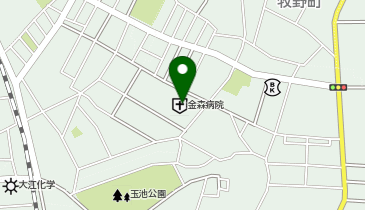 金森医院の地図画像