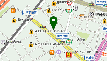 川崎耳鼻咽喉科の地図画像