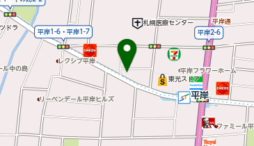 平岸ペインクリニックの地図画像
