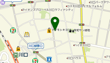 川口駅前タワー皮膚科の地図画像
