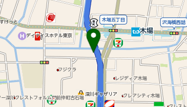 木場内科外科内視鏡クリニックの地図画像