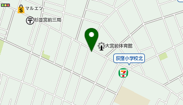 神明通りクリニックの地図画像