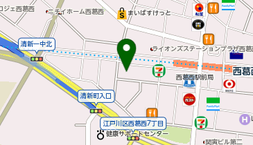 しゅんしゅんキッズクリニック西葛西院の地図画像