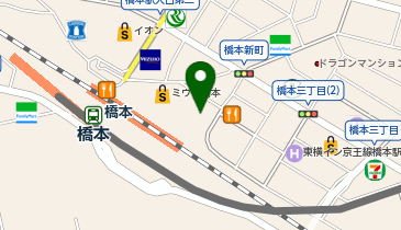 ミウィ橋本アイクリニックの地図画像
