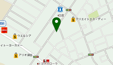 かわべ内科の地図画像