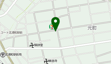 しろくまサンの小児科アレルギー科の地図画像