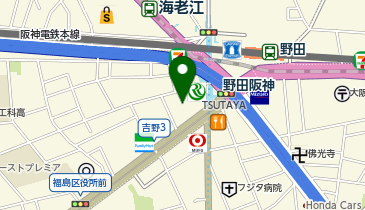 ソラリス整形外科大阪福島リハビリテーションクリニックの地図画像