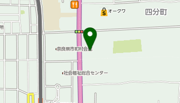 奈良なかやま眼科の地図画像
