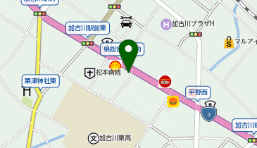 加古川皮膚科クリニックの地図画像