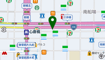 BAO CLINIC 心斎橋院の地図画像