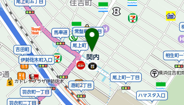 内田メンタルクリニック関内馬車道の地図画像