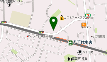 やちよゆりのき形成外科・皮ふ科の地図画像