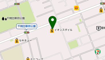 ヒマワリ皮フ科イオンせんげん台の地図画像