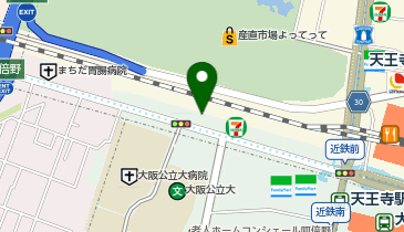 天王寺甲状腺えのもとクリニックの地図画像