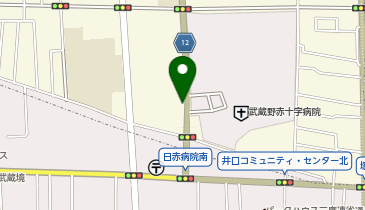 武蔵野内科の地図画像