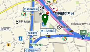 板橋区役所前メンタルクリニックの地図画像