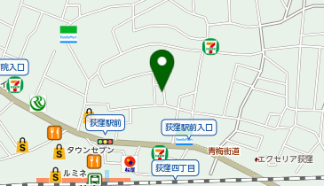 天沼消化器内科・外科クリニックの地図画像
