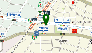 柊みみはなのどクリニック千種駅前の地図画像