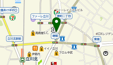 立川在宅ケアクリニックの地図画像