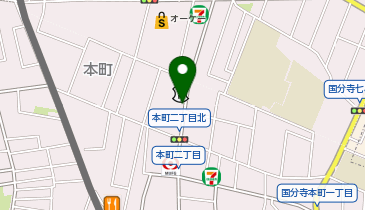 こくぶんじ泌尿器科クリニックの地図画像
