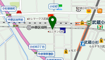 武蔵小杉こころみクリニック・内科・心療内科・精神科の地図画像