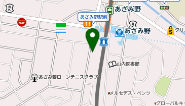あざみ野駅西口皮膚科の地図画像