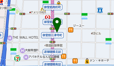 ヒロクリニック なんば心斎橋院の地図画像