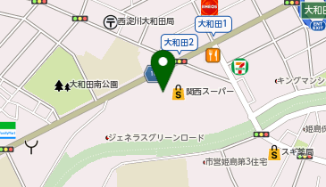 大和田ササセ皮フ科の地図画像