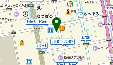 ブランクリニック 札幌院の地図画像
