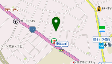 白山かわはら整形外科の地図画像