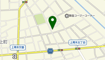 上青木もりクリニックの地図画像