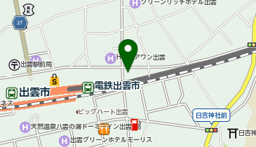 出雲医院の地図画像