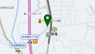 鼓滝皮膚科の地図画像