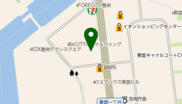 東京東雲整形外科の地図画像