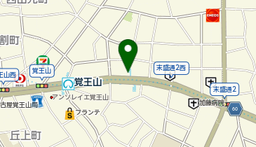 ちぐさ内科クリニック覚王山の地図画像