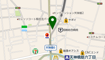 ほその耳鼻咽喉科の地図画像