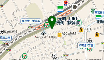 arata clinic 神戸元町の地図画像