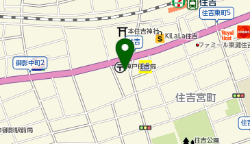 こころのクリニック住吉の地図画像