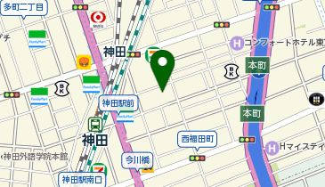 東京神田整形外科クリニックの地図画像