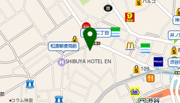 渋谷文化村通り皮膚科の地図画像