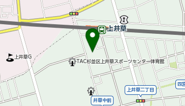 上井草在宅支援診療所の地図画像