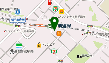 いなげ海岸皮ふ科・形成外科クリニックの地図画像