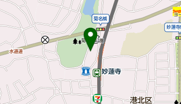妙蓮寺内科の地図画像