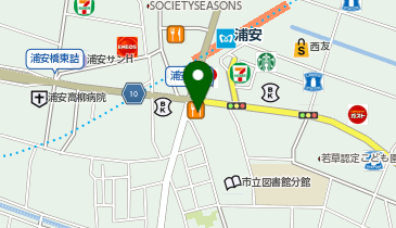 浦安みみはなのどクリニックの地図画像