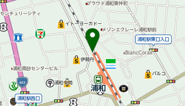 浦和駅前すずき皮膚科の地図画像