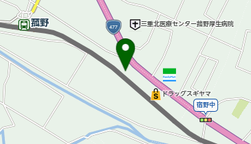 こもの風の丘内科クリニックの地図画像