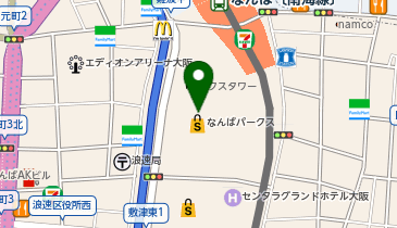 はなふさ皮膚科なんば院の地図画像