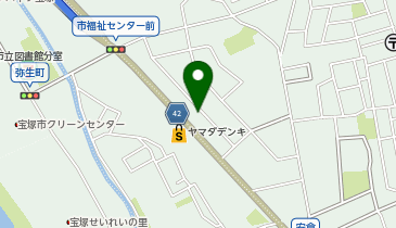 宝塚みずた内科・消化器クリニックの地図画像